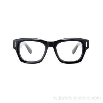 Último logotipo unisex personalizado Full Rim Grueso Acetato Gafas Frames Eyewear